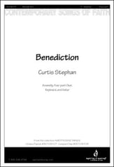 Benediction Four-Part choral sheet music cover